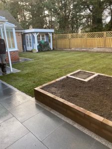 back garden after the work